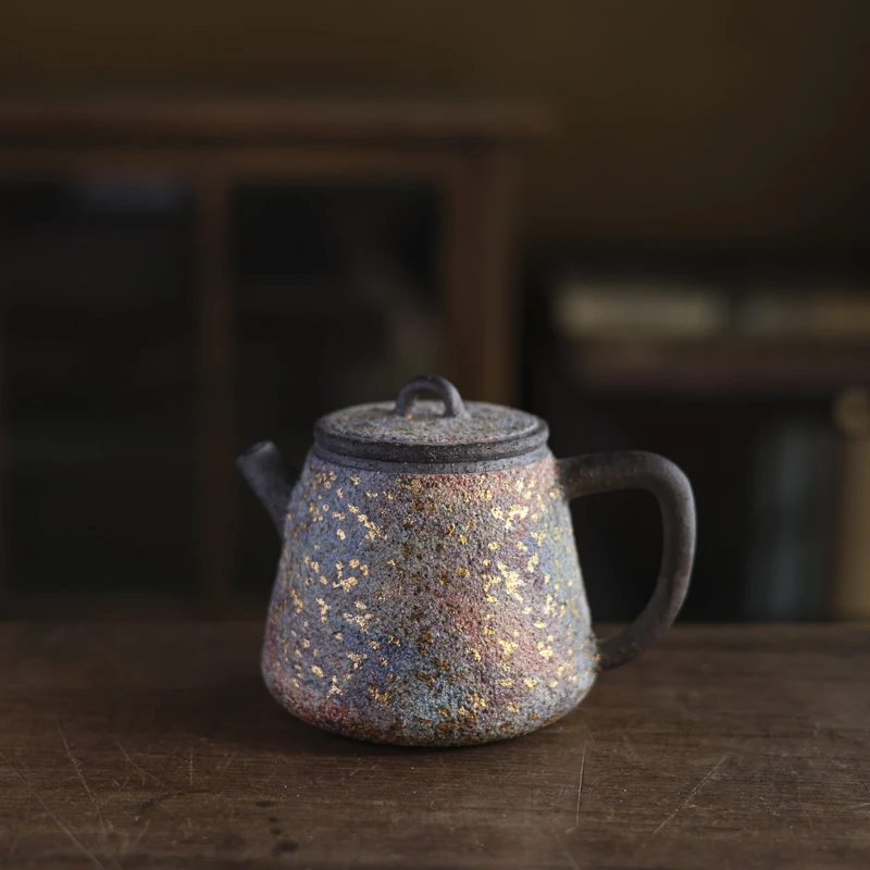 【坐饮亭竹】七彩-高越-高石瓢壶（高越壶S0003）
