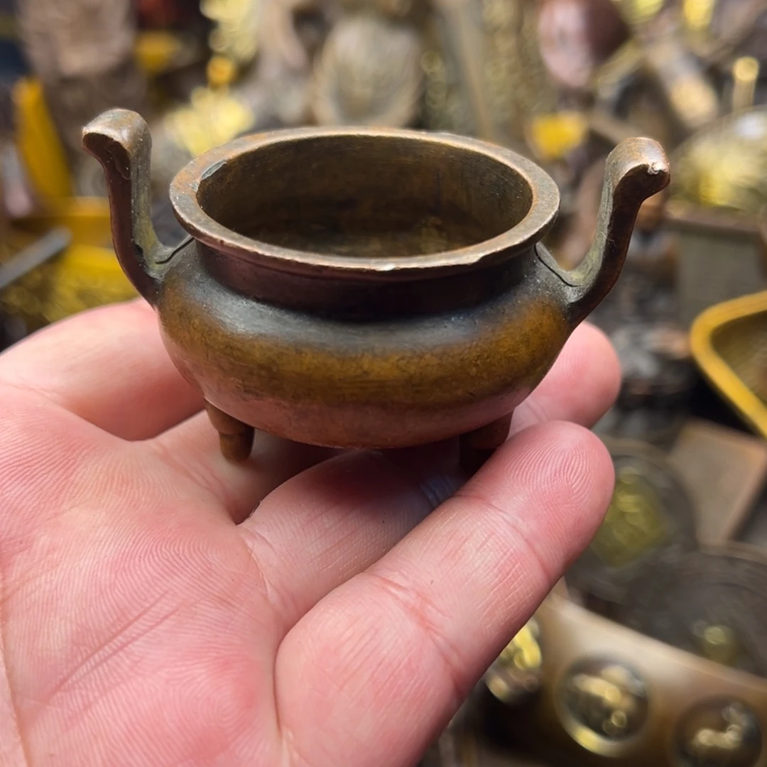 茶壶香炉铜器摆件
