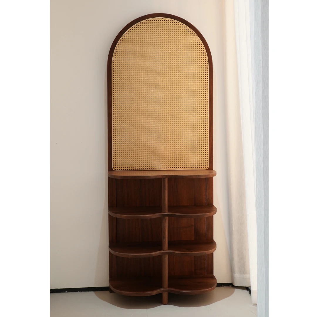 北美黑胡桃木置物架层架