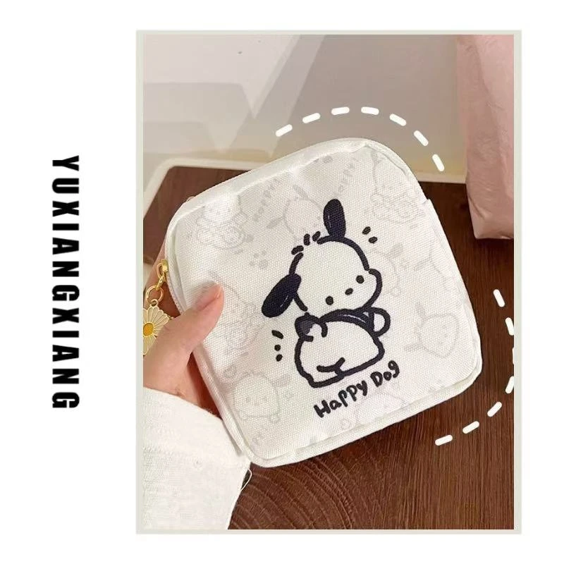-可爱帕恰狗零钱袋-新款奶油ins帆布袋卡通购物袋【YUXIANGXIANG】
