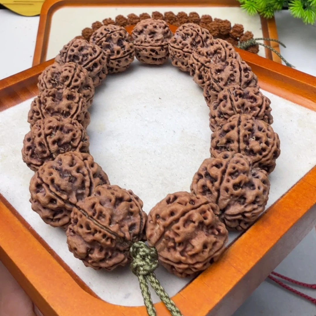 金刚菩提吊坠23➕粗筋大镂空蜂窝双龙超头定制