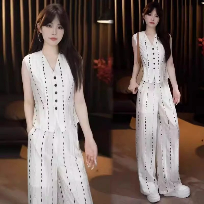 时尚气质套装女2025夏季新款洋气法财阀千金小香风秋冬加厚套装