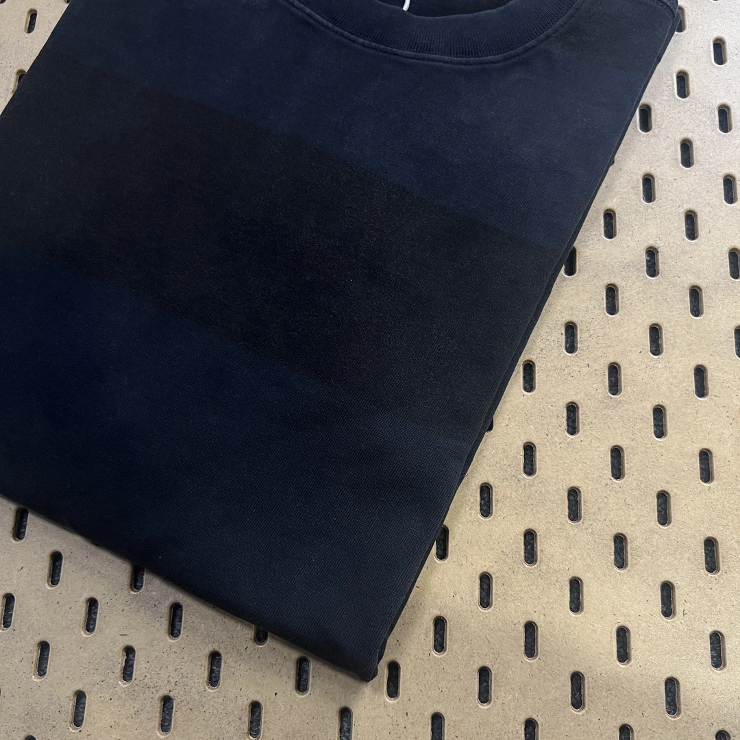 1261/300克重磅条纹水洗短袖T恤