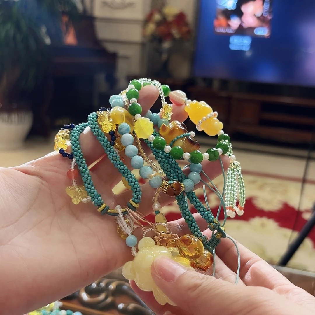 琥珀戒指未镶嵌琥珀