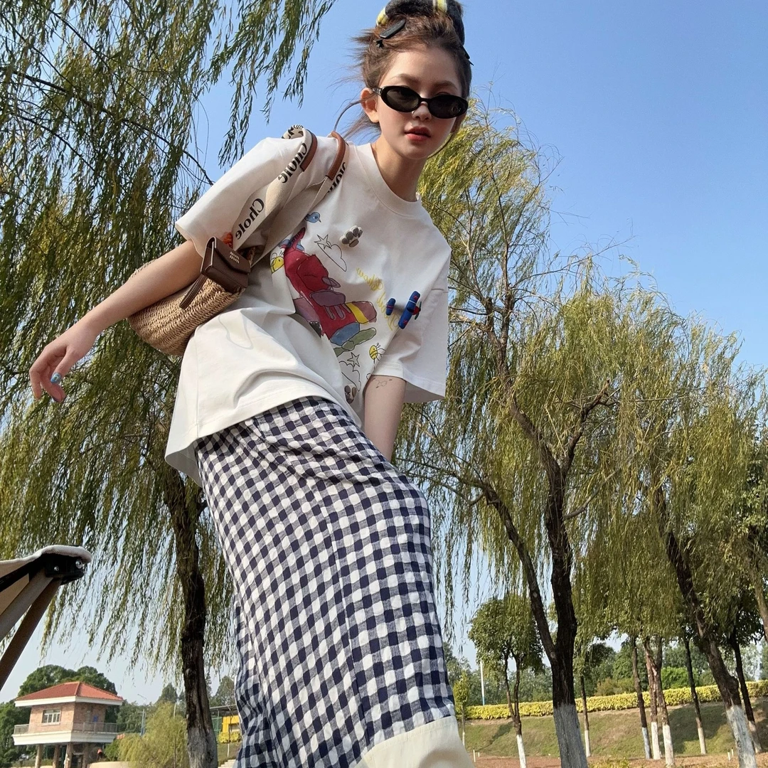 舟舟 【飞机短袖】T恤时尚休闲百搭圆领短袖