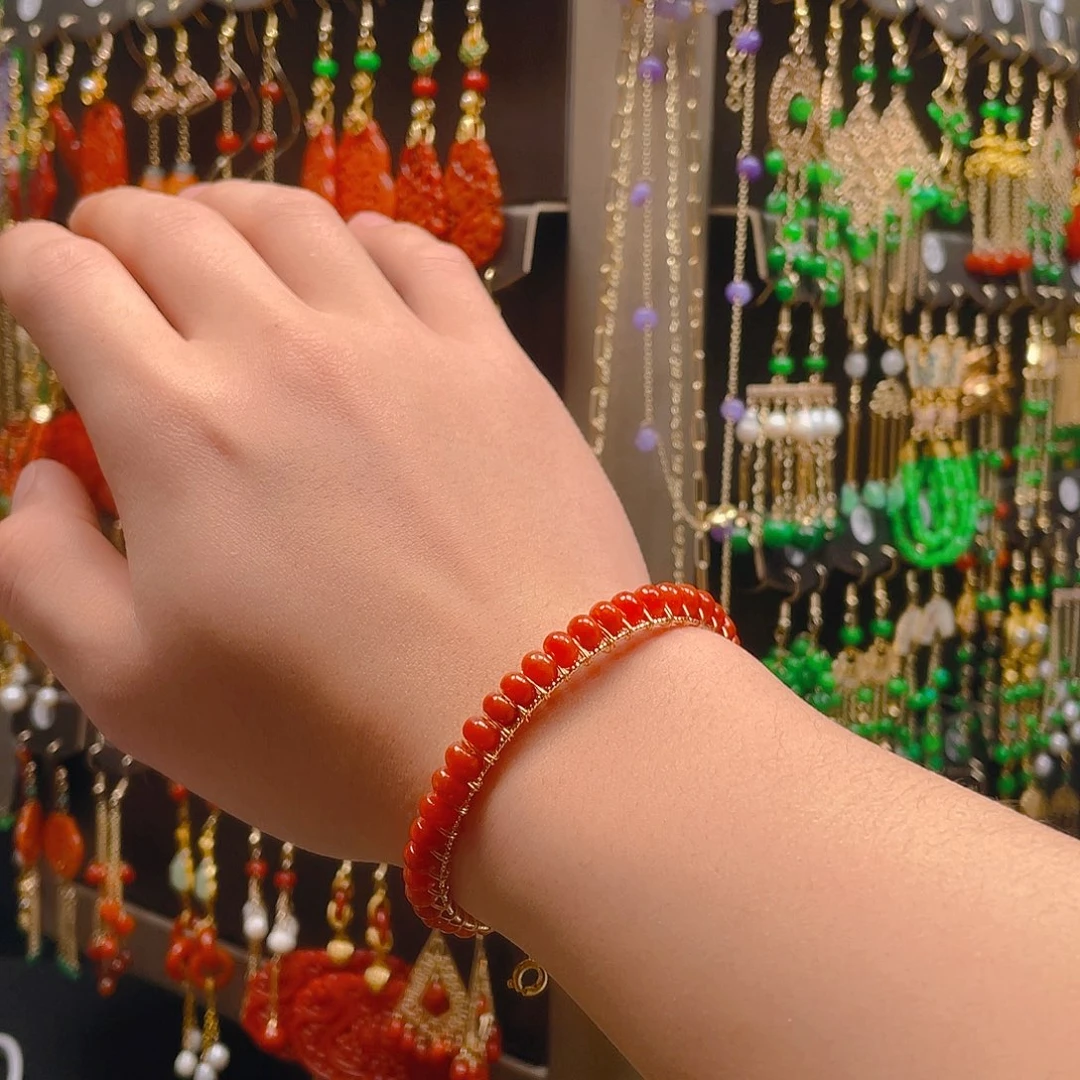 翡翠耳饰合金翡翠