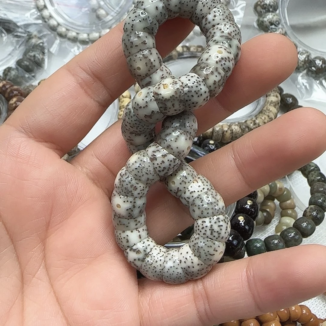 星月菩提手串45月留白星月菩提10单圈大肠
