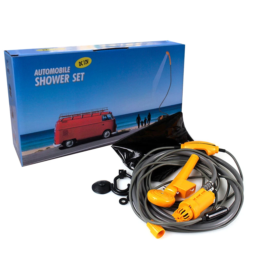 小款车载淋浴器便携式车载淋浴器户外野营洗澡热销4201型