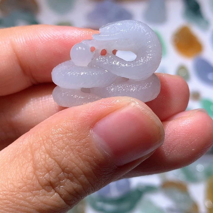 未镶嵌定制翡翠蛇