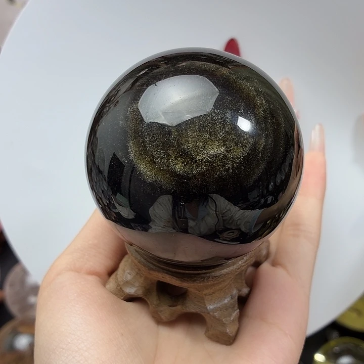 藏***锋珠宝半成品未镶嵌水晶63.8mm