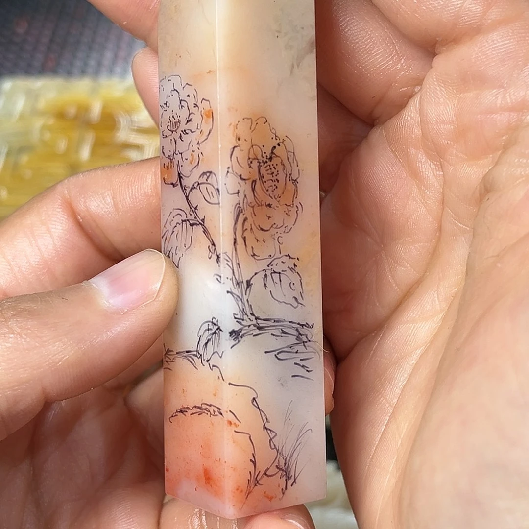 寿山石印石这么大个人都有女朋友