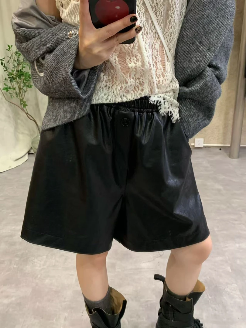 YOUER DENG【老板娘】自留皮裤