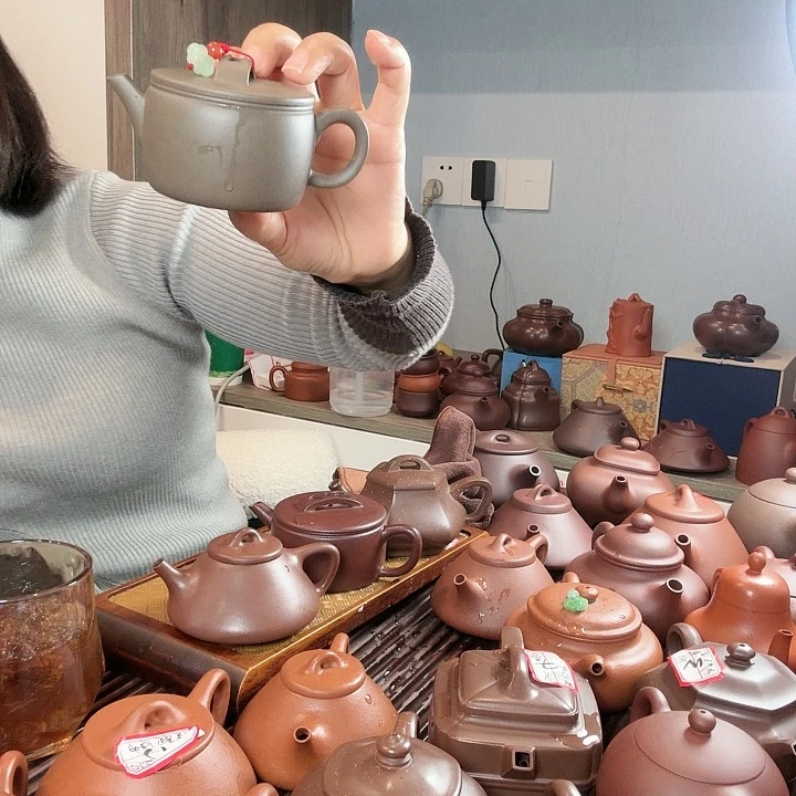 帝***爷紫砂茶壶宜兴紫砂壶青段汉瓦