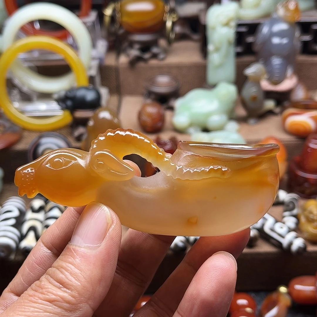 玛瑙/玉髓未镶嵌车挂