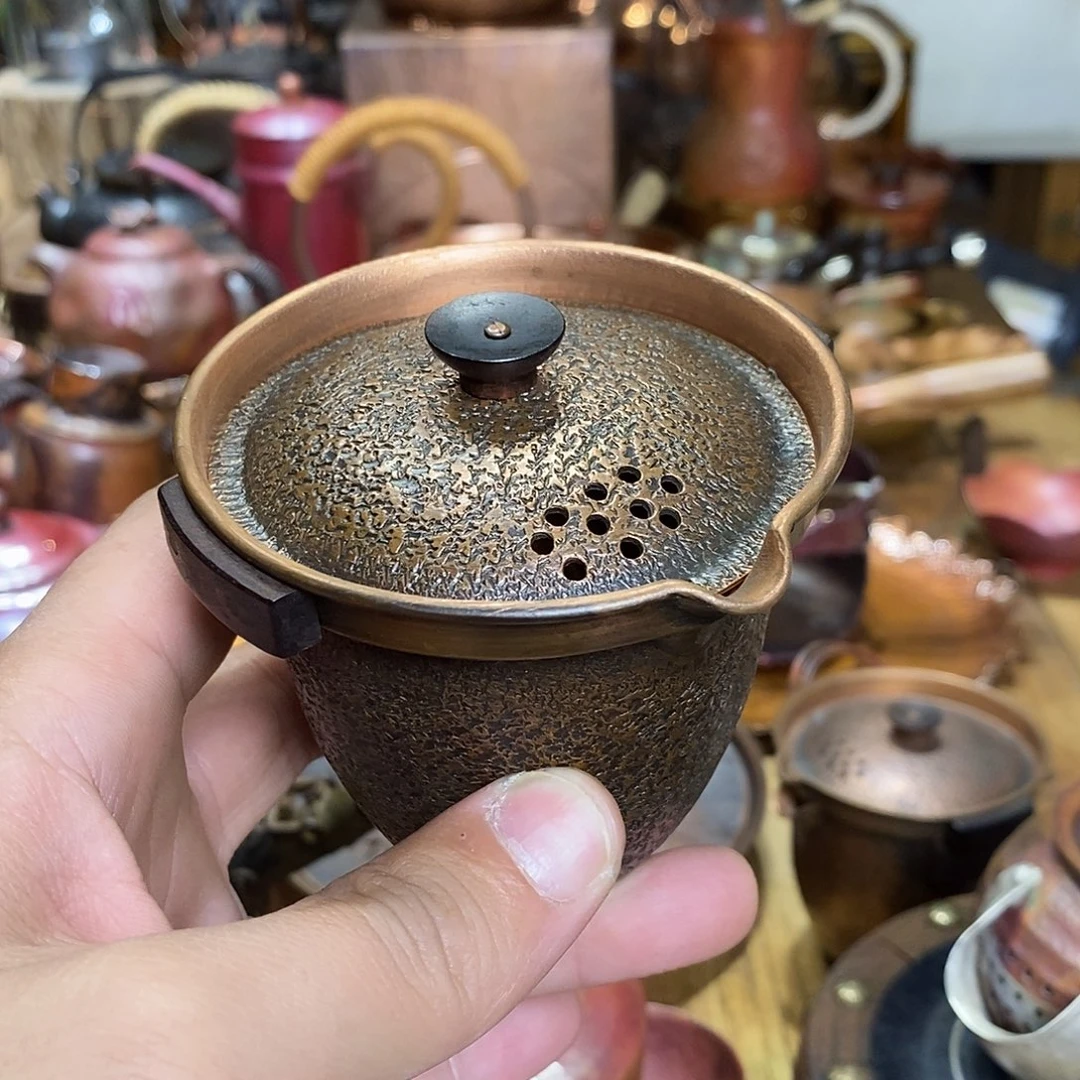 任和堂纯紫铜泡茶壶552669