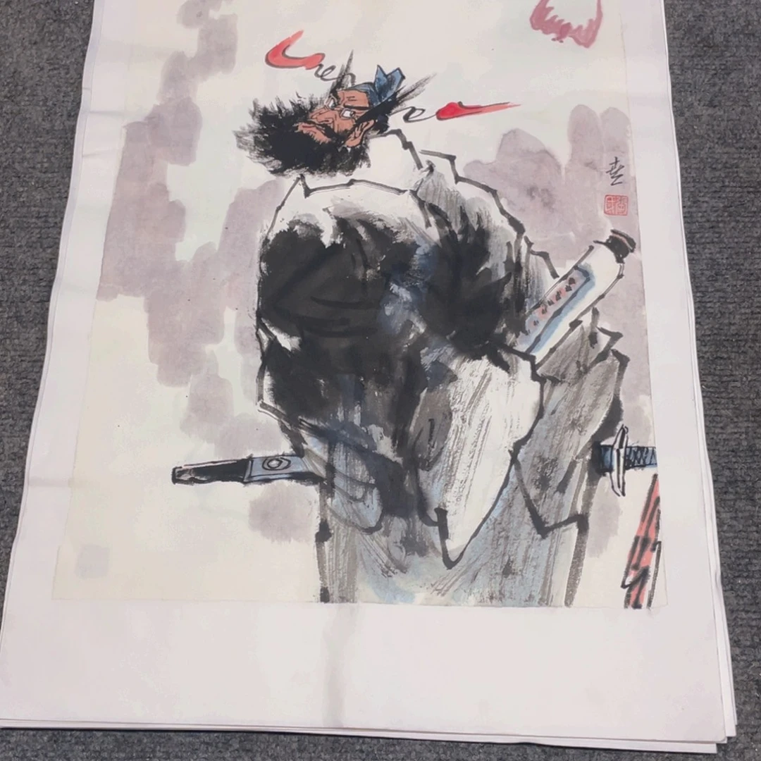 国画1.4平尺纯手绘国画作品