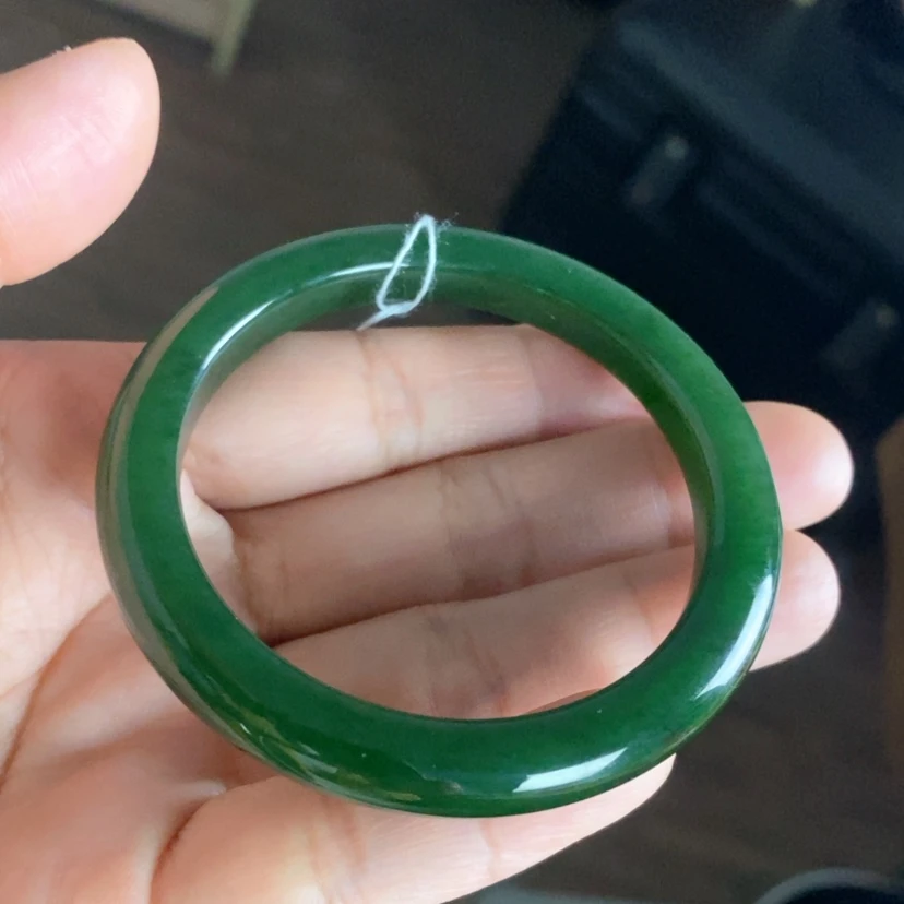 【闪购商品】未镶嵌手镯和田玉（碧玉）