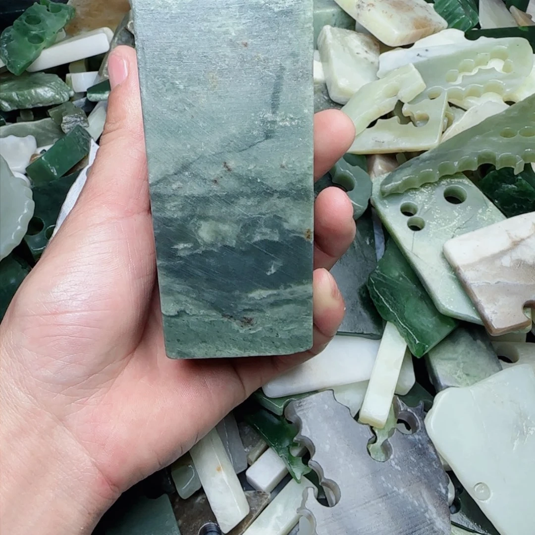 和田玉珠宝半成品未镶嵌自****行