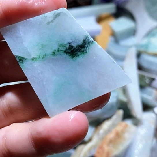 翡翠散珠边角料223