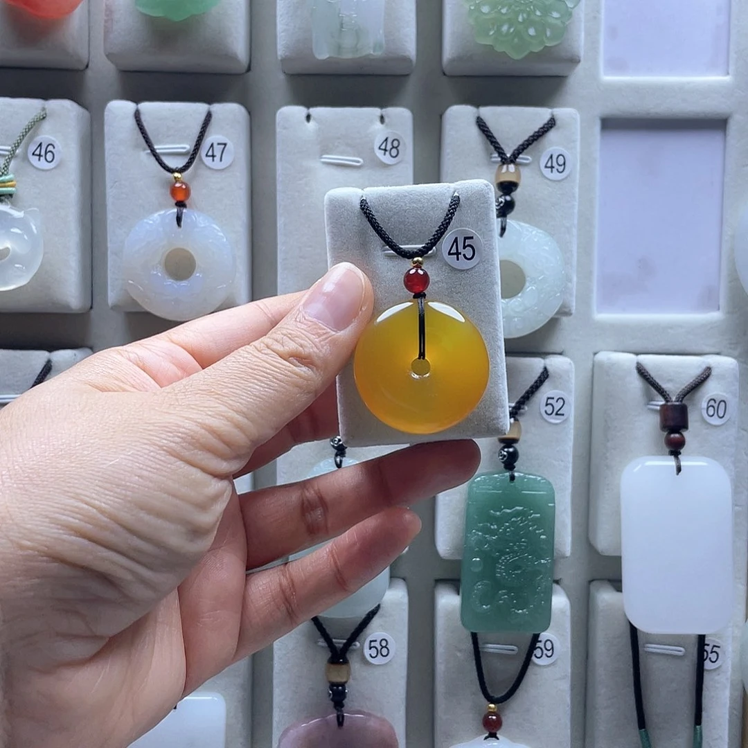 玛瑙/玉髓合金颈饰