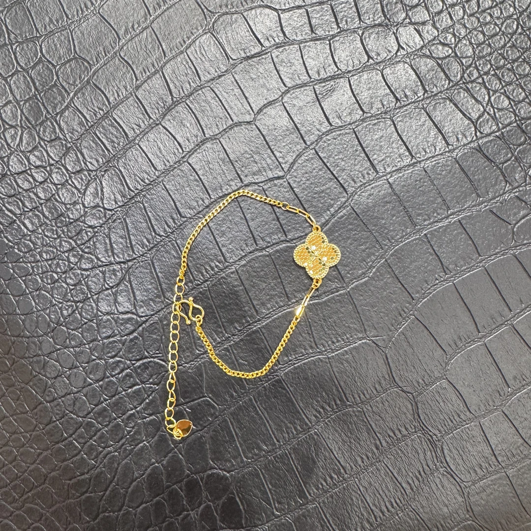 【丁老头甄选】龙鳞四叶手链2035