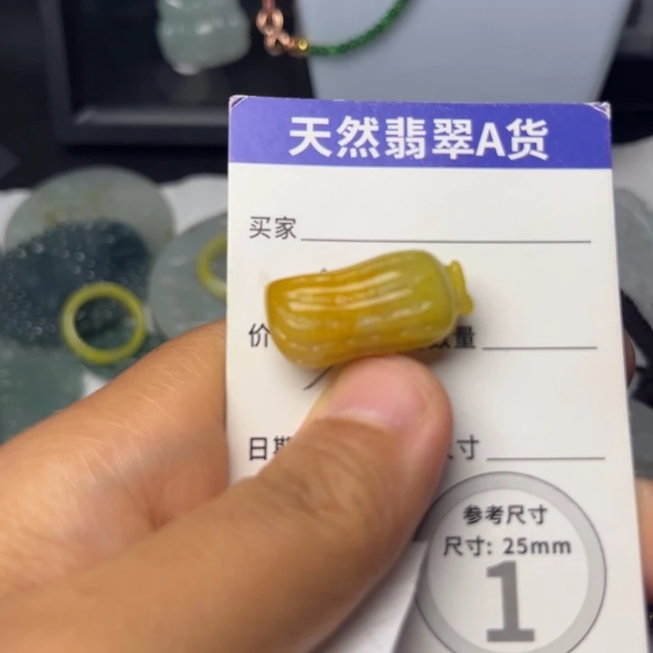翡翠未镶嵌颈饰挂件