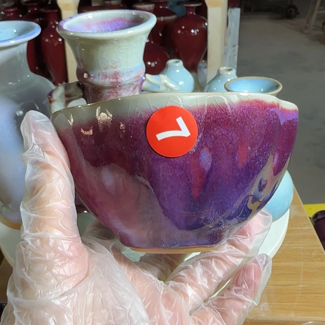 瓷摆件郑家钧窑摆件全