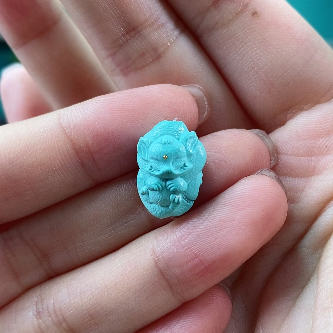 绿松石珠宝奇石未镶嵌