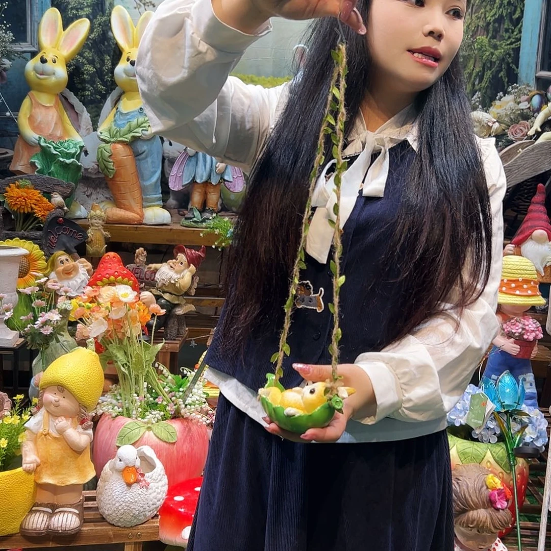 花园摆件红红火火