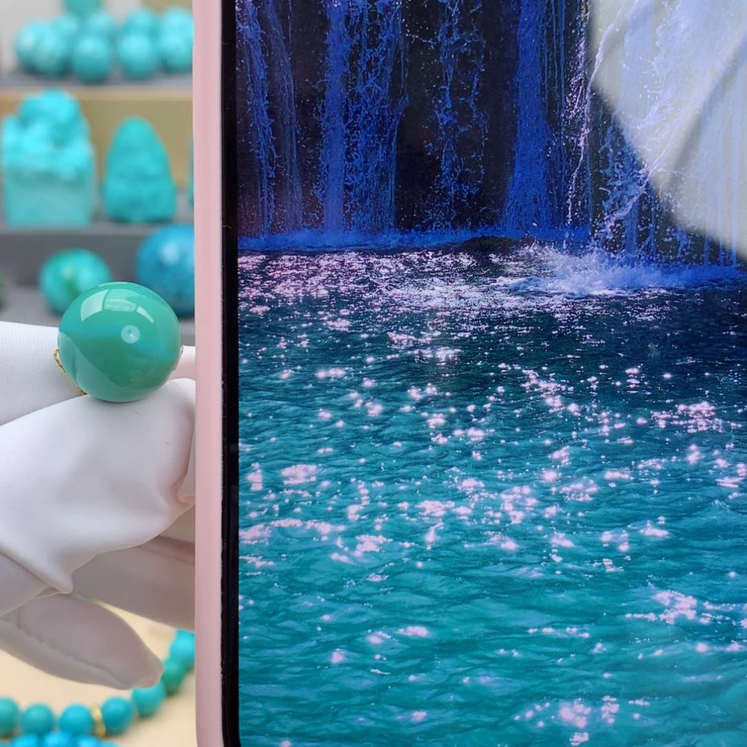 未镶嵌绿松石珠宝奇石