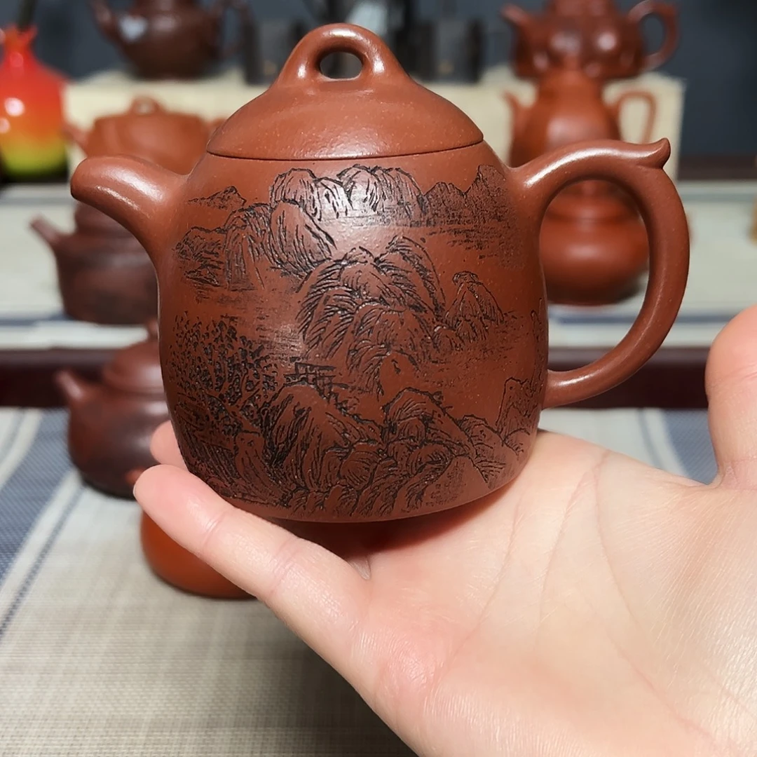 钻***居紫砂茶壶宜兴紫砂壶