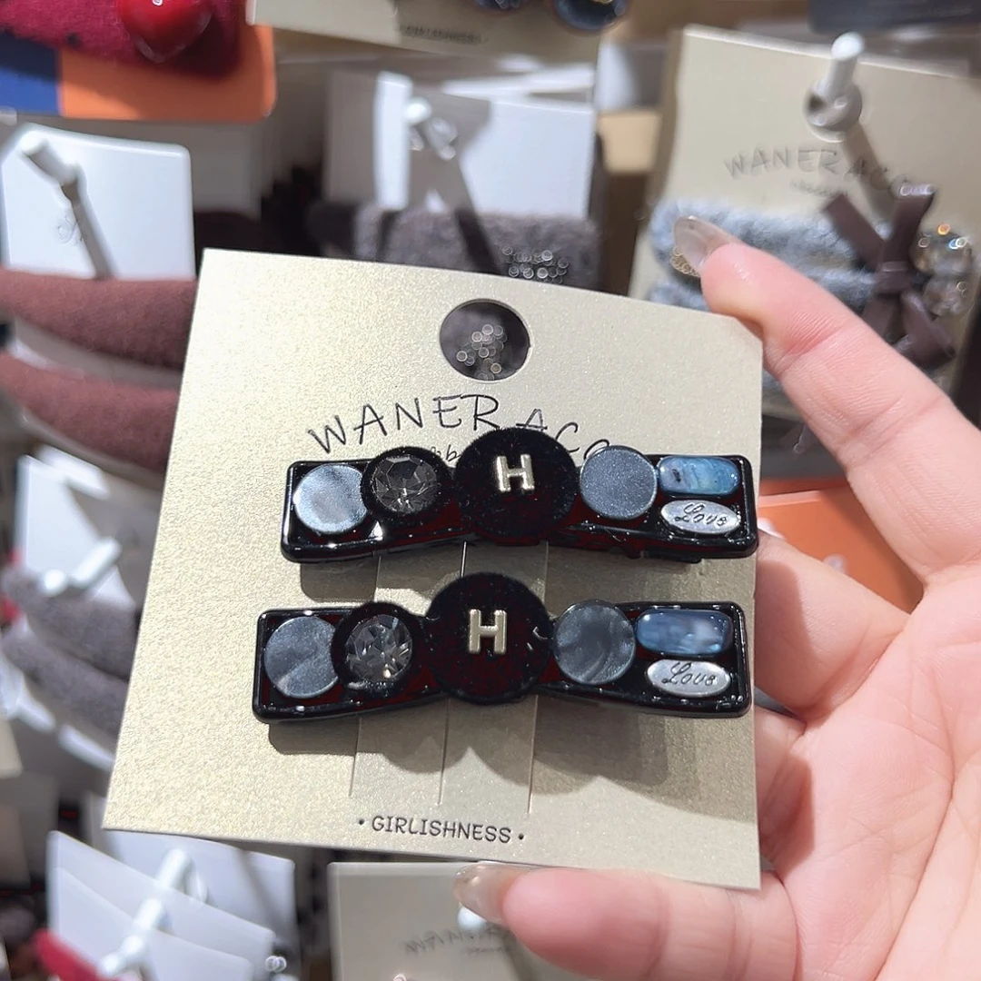 非金属黑色h鸭夹一对