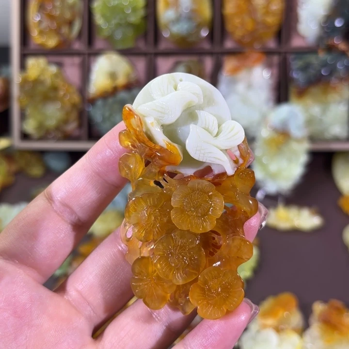 未镶嵌蛇纹石玉颈饰