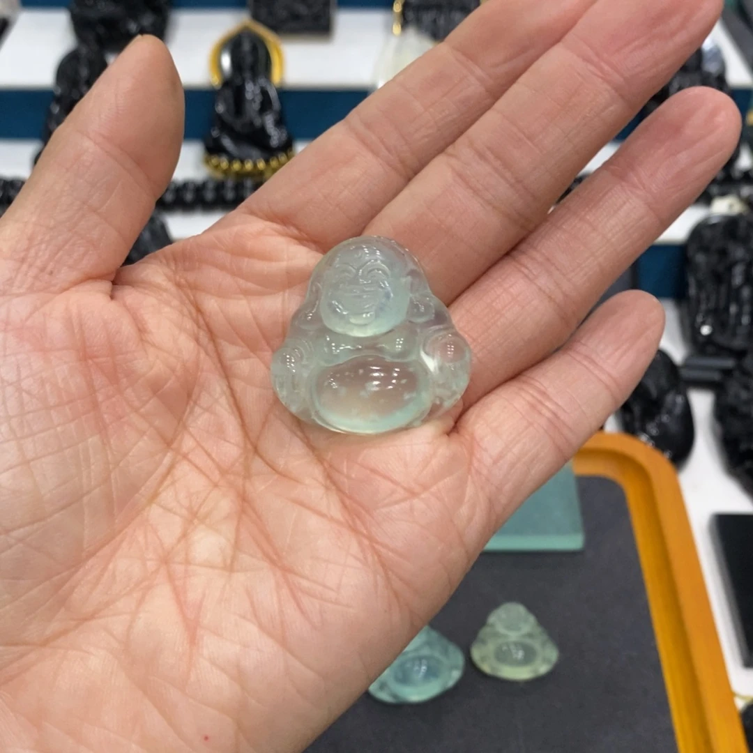 蛇纹石玉未镶嵌吊坠