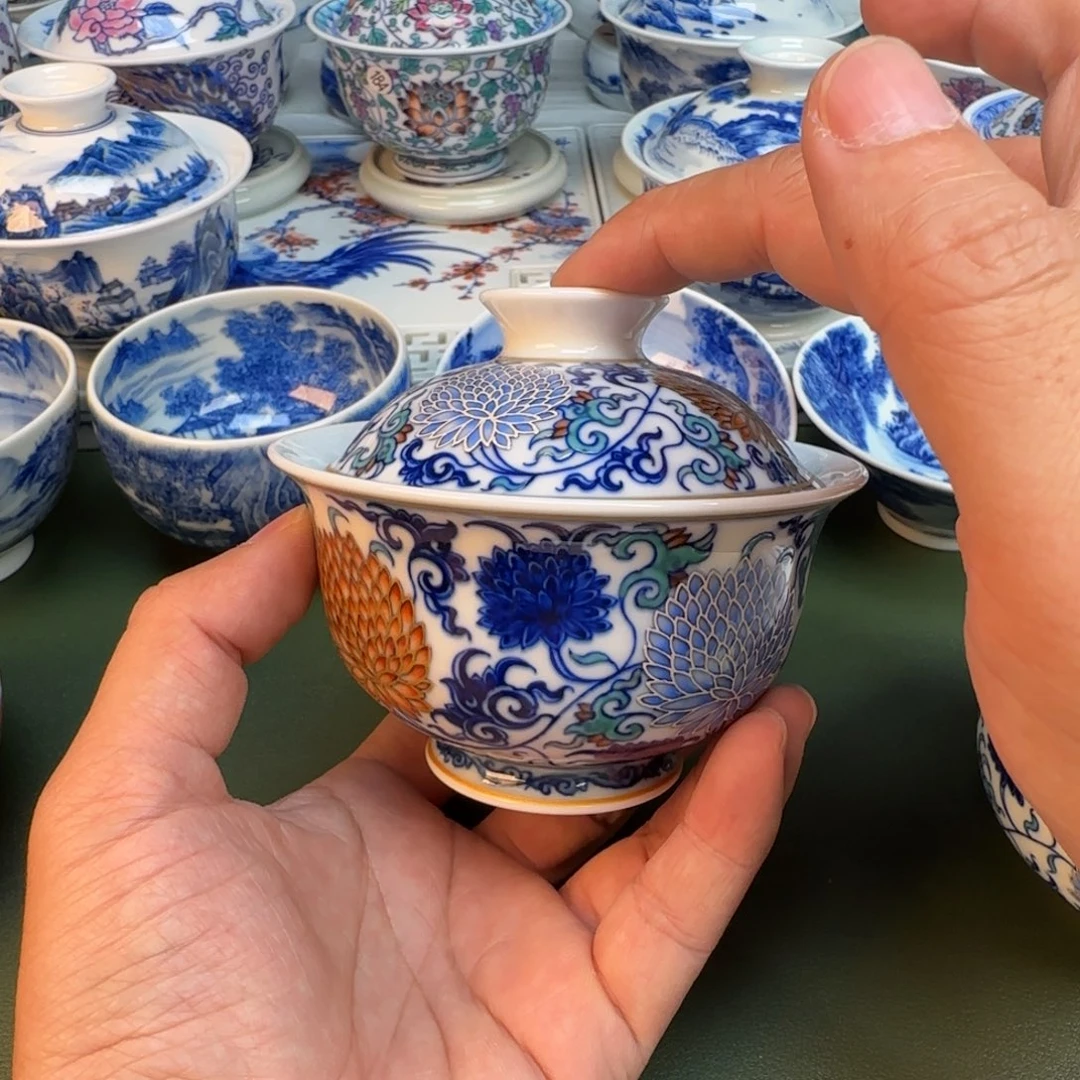 陶纯手工纯手绘茶具204