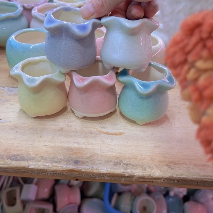 陶瓷花盆当场凑满12包邮