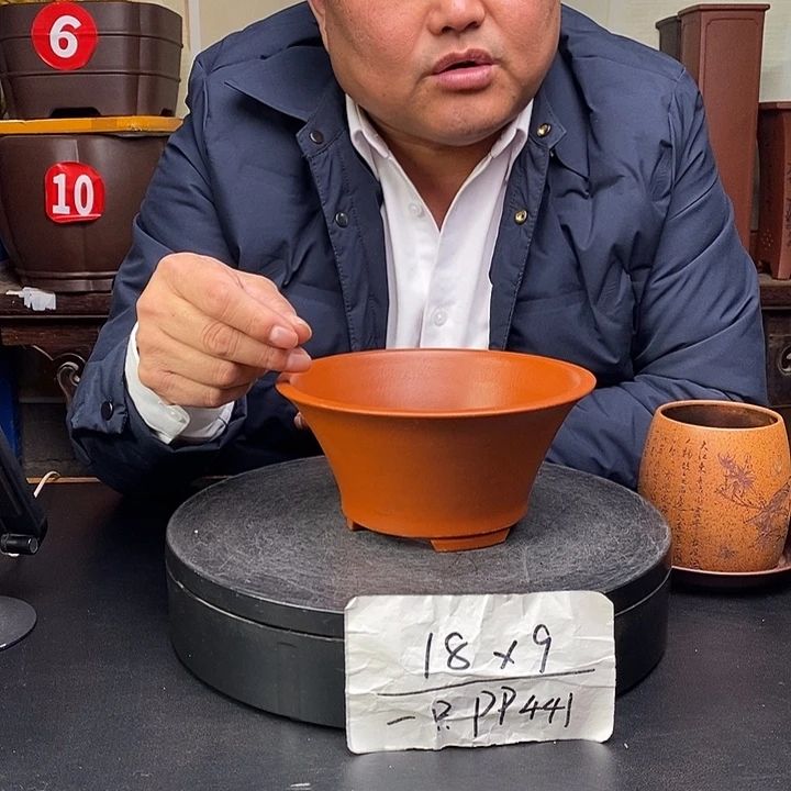 紫砂花盆货号一只PP441