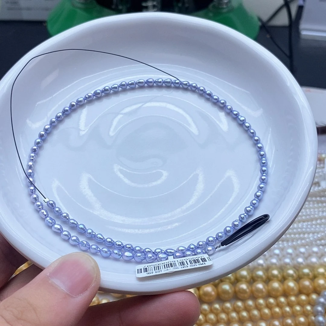 银S925镶嵌海水珍珠颈饰