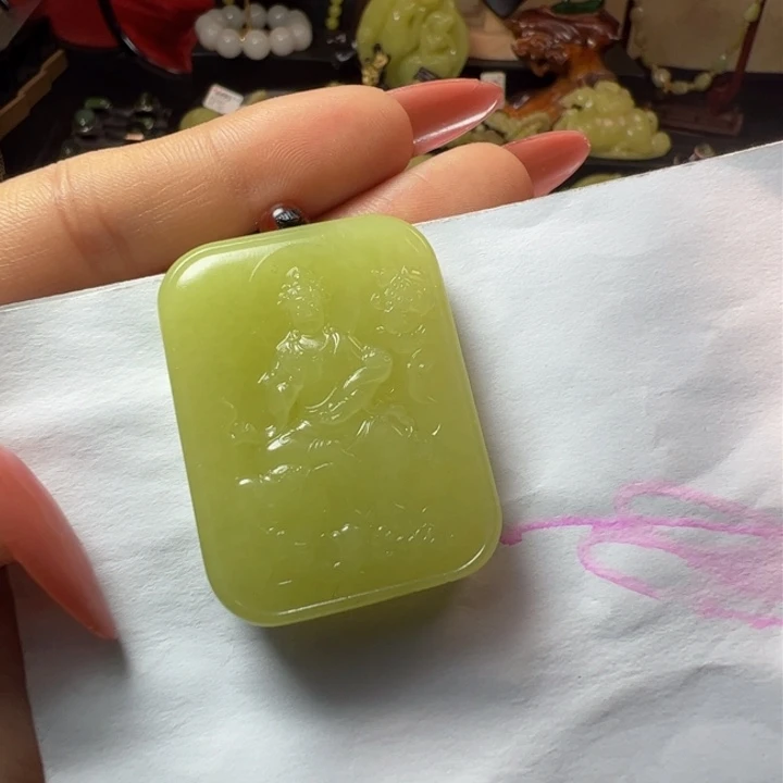 和田玉（黄玉）颈饰未镶嵌