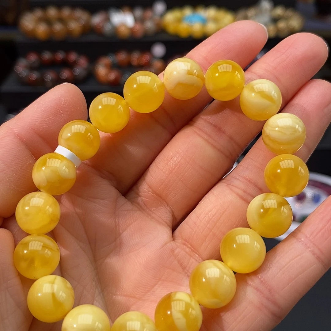 蜜蜡手链未镶嵌手链