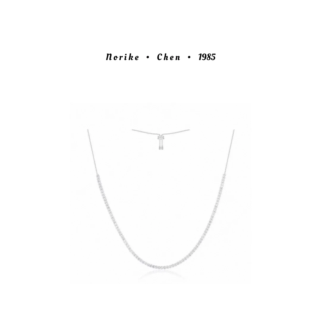 合金项链 麦穗项链AM121040