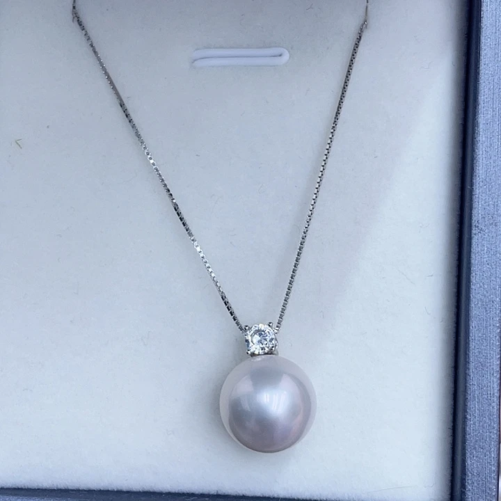 淡水珍珠耳饰银S925镶嵌藏****呀