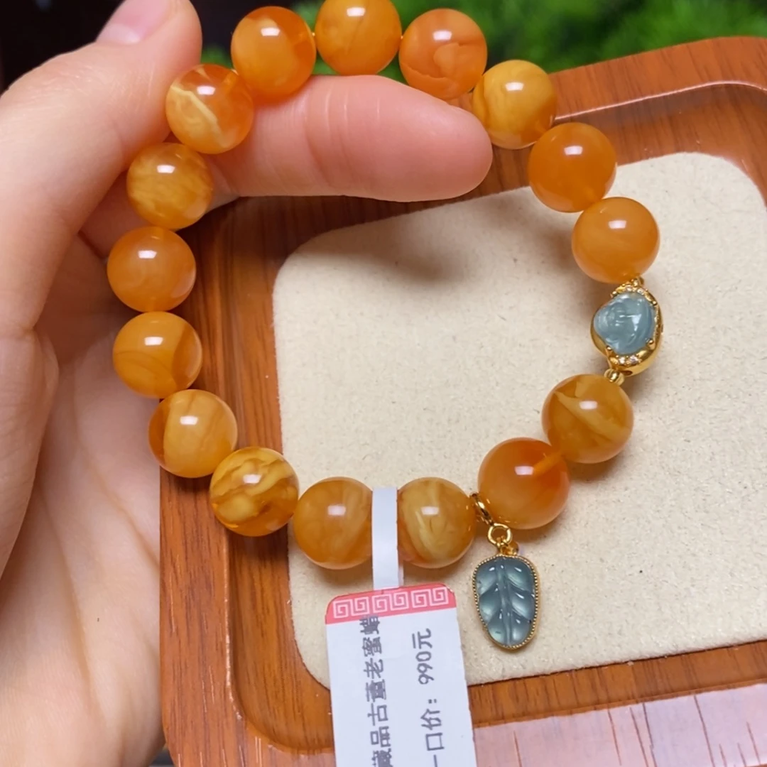 【闪购商品】手链蜜蜡未镶嵌手串