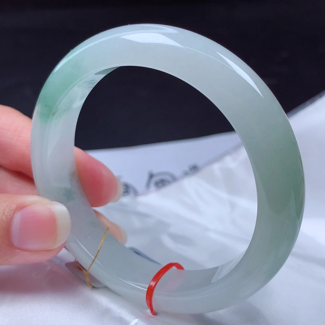 翡翠未镶嵌手镯57圈100899