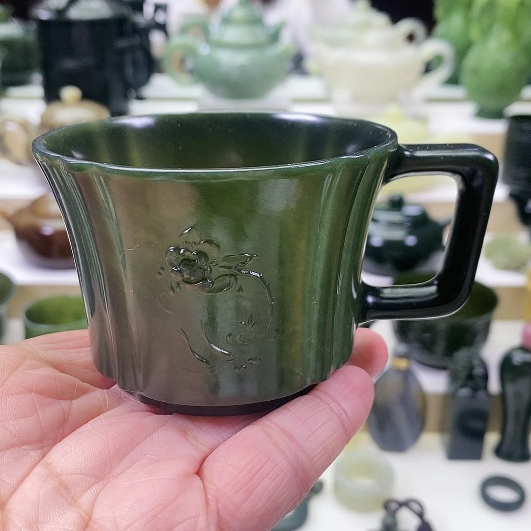 和田玉茶杯未镶嵌135ml