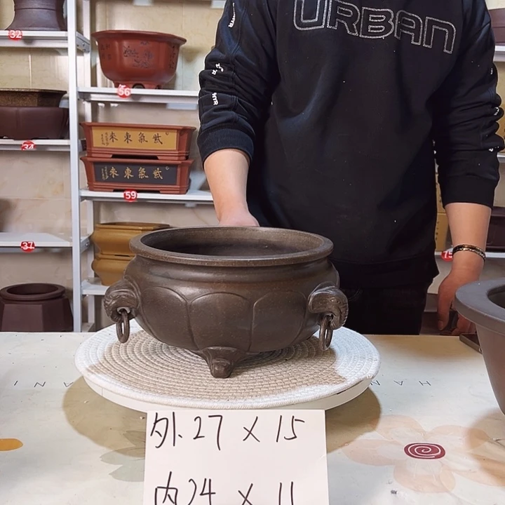 紫砂花盆紫砂花盆