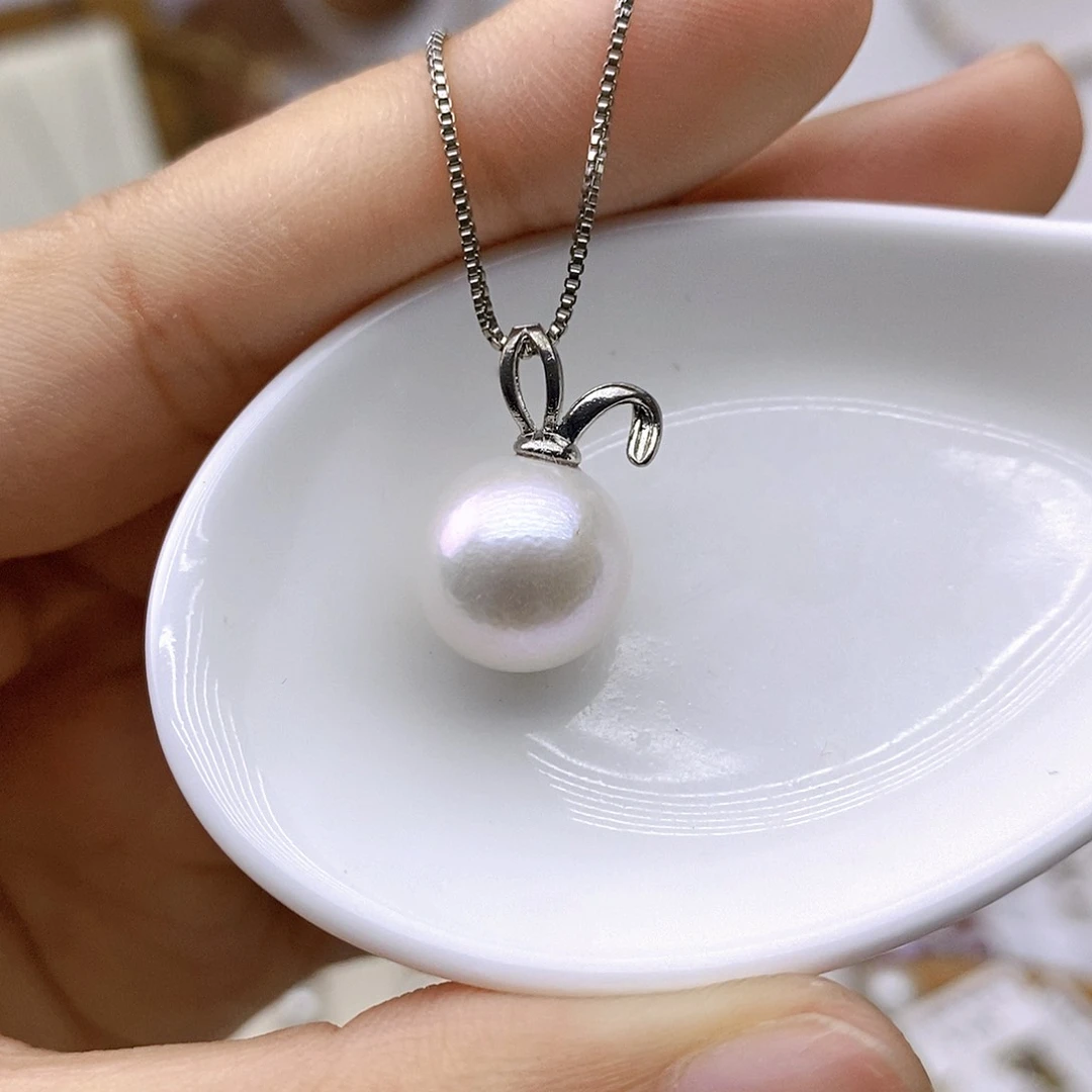 淡水珍珠未镶嵌吊坠(赠链)