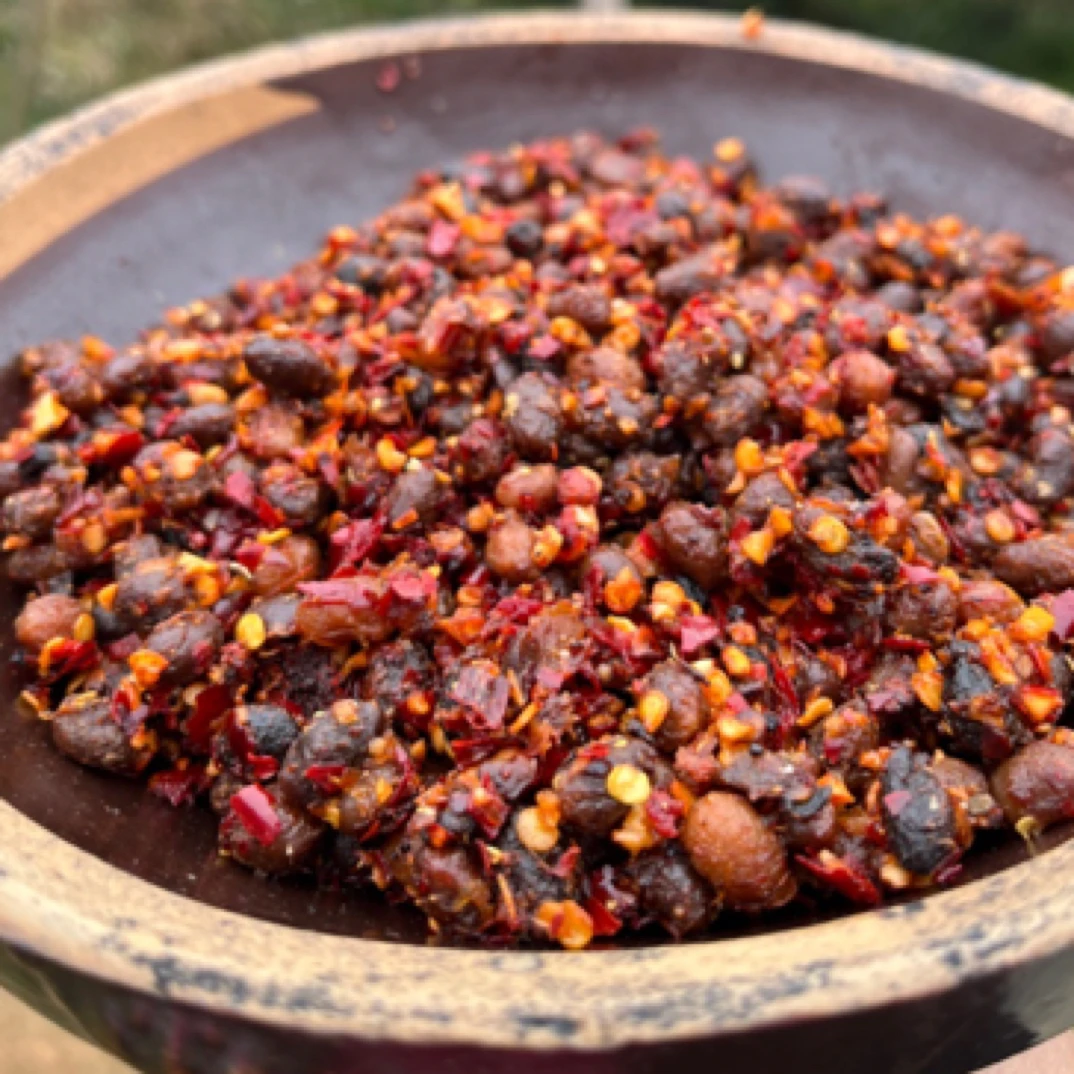 农家手工香辣豆豉一斤