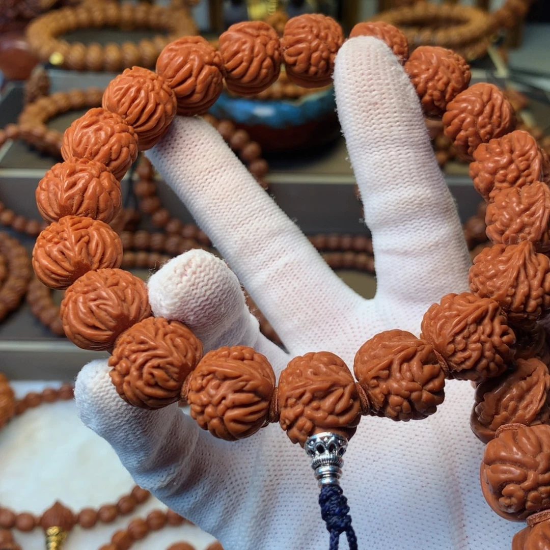 手串桃核秦岭龙纹