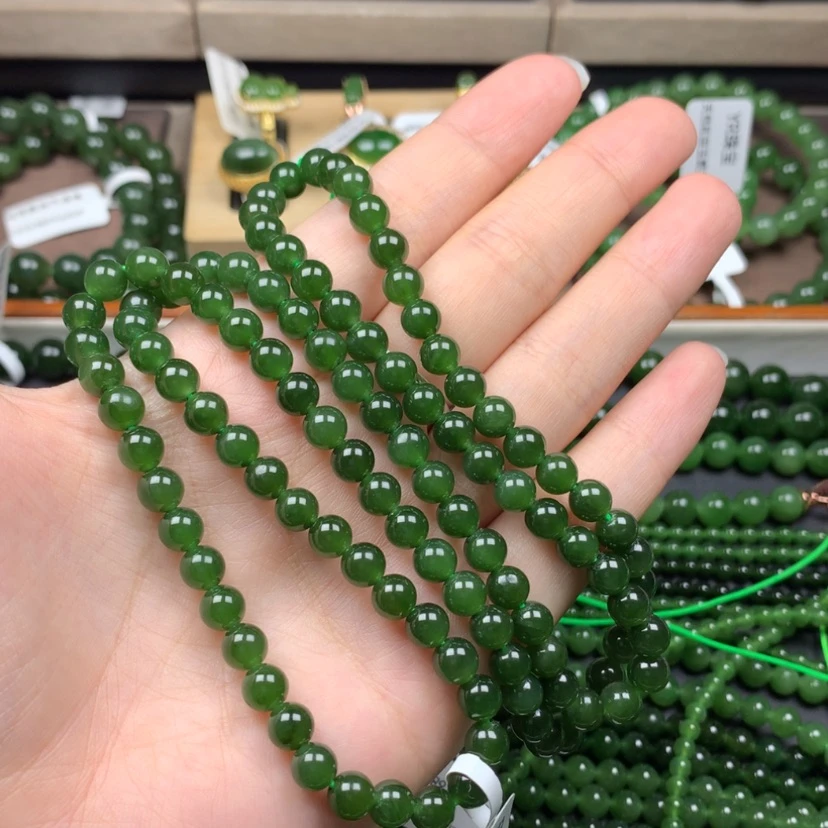 【闪购商品】和田玉（碧玉）未镶嵌颈饰七*?